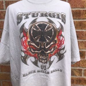 Sturgis 05 Black Hills Rally South Dakota TShirt🖤